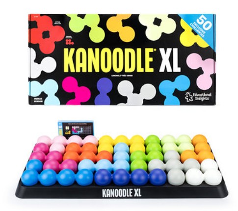 Kanoodle XL box and 30-inch board with extra-large pieces